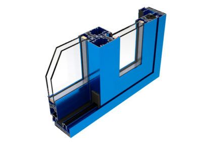 Ventanas con rotura de puente térmico fabricadas por Iproal en Alcantarilla.