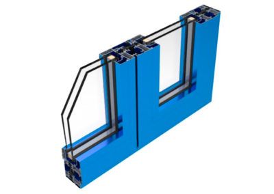 Ventanas con rotura de puente térmico fabricadas por Iproal en Lorca.