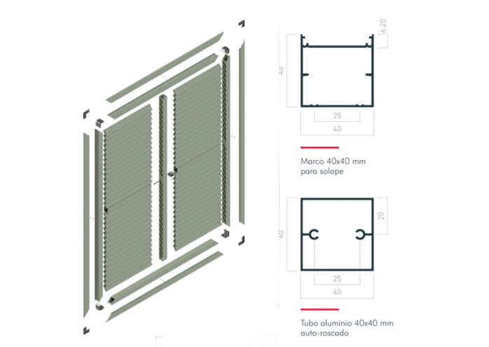 Ventanas con rotura de puente térmico fabricadas por Iproal en Corvera.