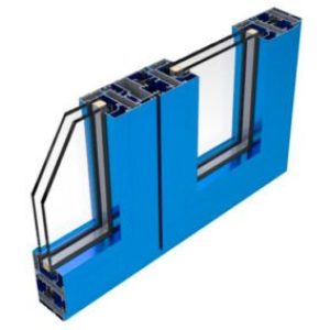 Ventanas de aluminio con rotura de puente térmico fabricadas por Iproal en Corvera.